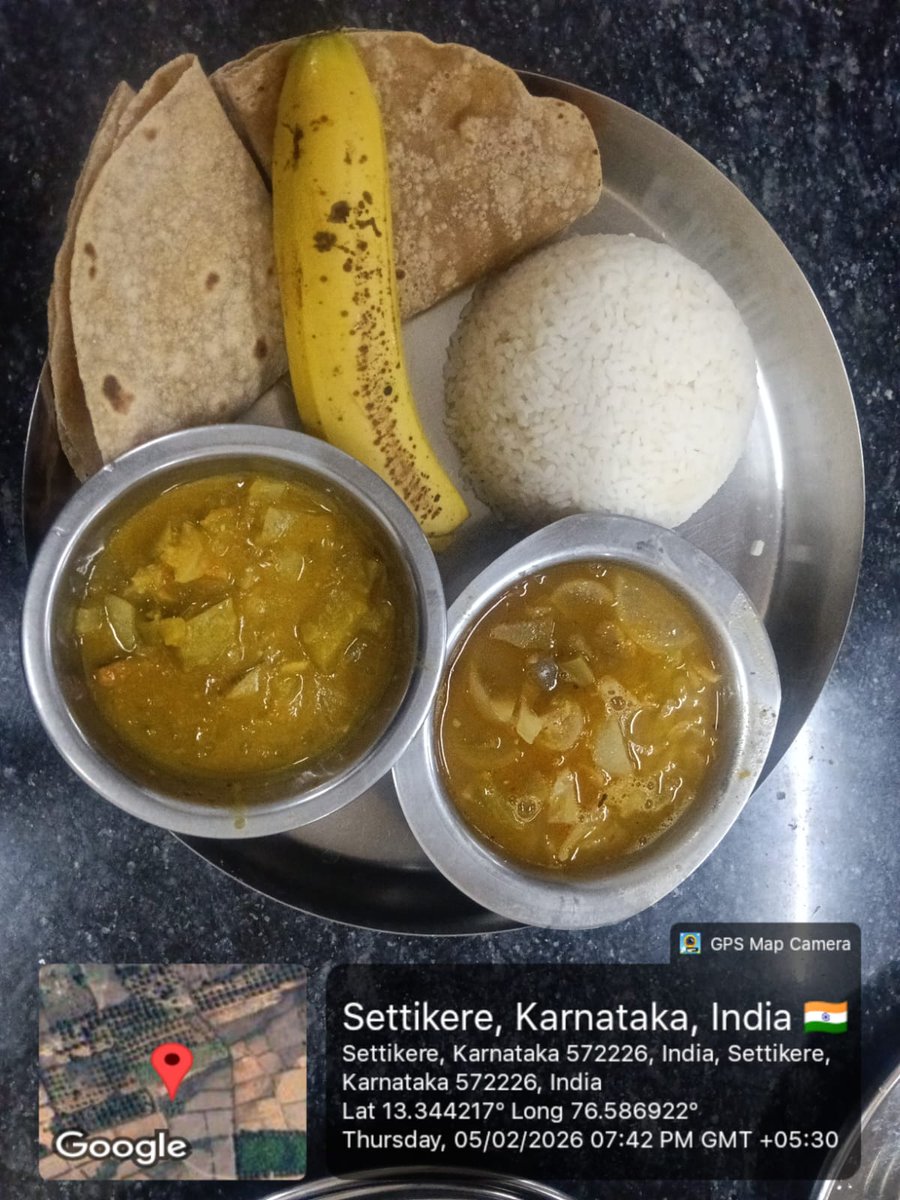 742Sc's tweet photo. Dinner
DBRARS-742 
SHETTIKERE
 CNHALLI
@SWDGoK
#SocialWelfare_Karnataka 
#SocialAudit_SWDMeals https://t.co/HtO3FNDJMV