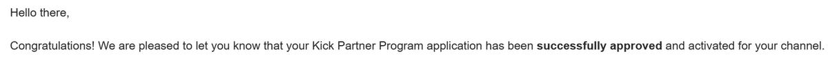 Took me 5 years and a big help of <a href="/TrueCzechCloud/">Petr "CzechCloud" Žalud</a> to get twitch partnership status.

Took me two emails to get <a href="/kick/">KICK</a> partner!

Howdy cowboys.