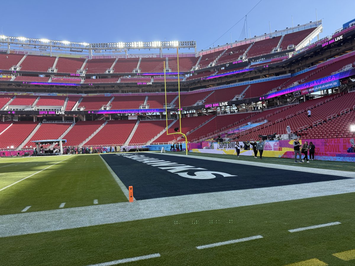 Seahawks logo in place at Levi’s Stadium