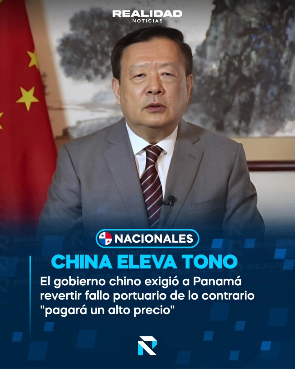 Desde el 2017 vengo diciendo que fue un error  formalizar las relaciones diplomáticas con China. Que harán? No lo sabemos, pero si complica nuestra economía y la seguridad del canal.