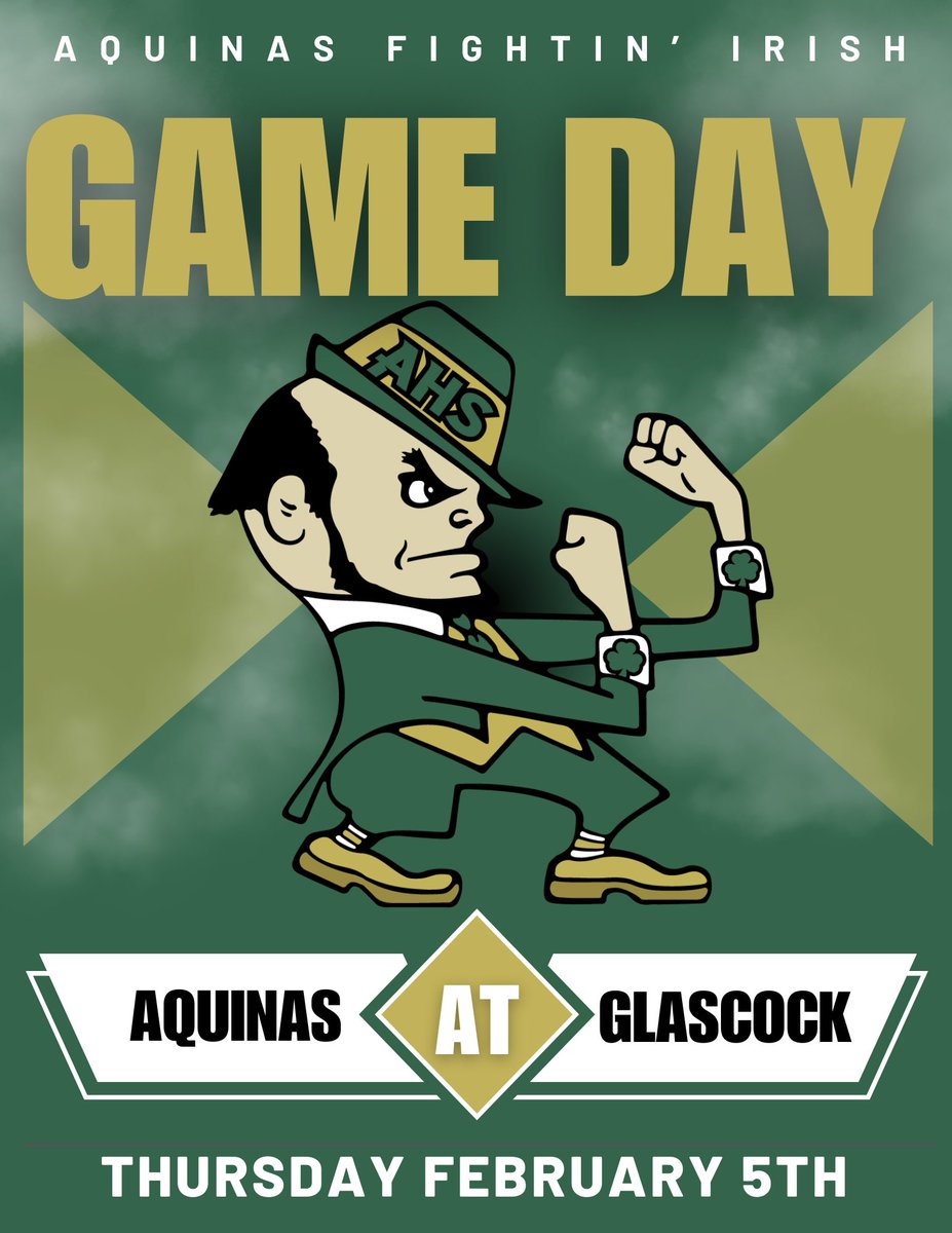 FightinIrishBB's tweet photo. Game day! Aquinas travels to Glascock County for a matchup with the Panthers at 7:30 PM. #GoIrish https://t.co/ekVa81Cvth