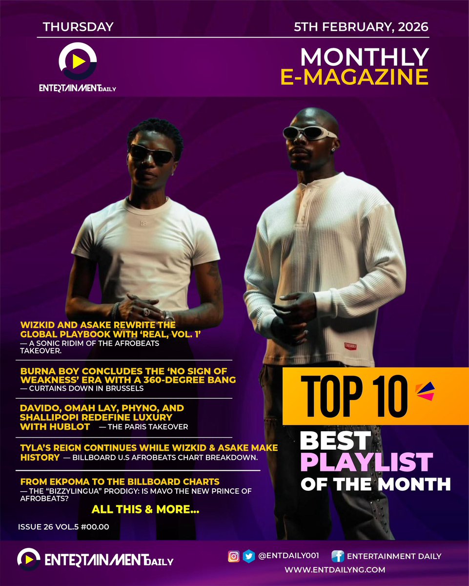 𝙀𝙉𝙏𝙀𝙍𝙏𝘼𝙄𝙉𝙈𝙀𝙉𝙏 𝘿𝘼𝙄𝙇𝙔 🇳🇬 tweet media