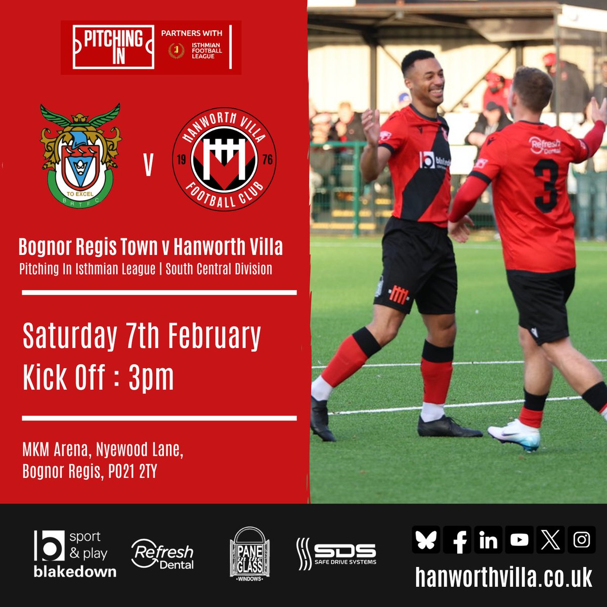 NEXT UP
It's on the road Saturday as we head to the coast to face <a href="/rocks1883/">Bognor Regis Town</a> at the MKM Arena, 3pm kick off in West Sussex, we hope to see you there!

Grab your match admission now ➡️ therocks.ktckts.com/event/bog2526h…