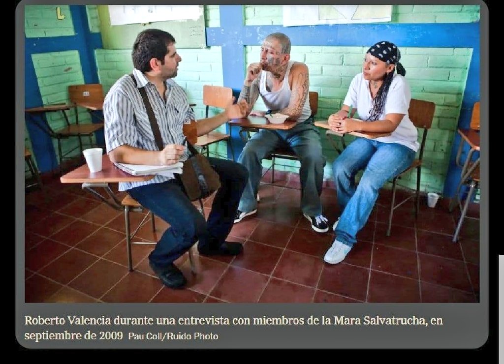 Pero convivir y entrevistar a pandilleros no le dio "asco" al periodista.