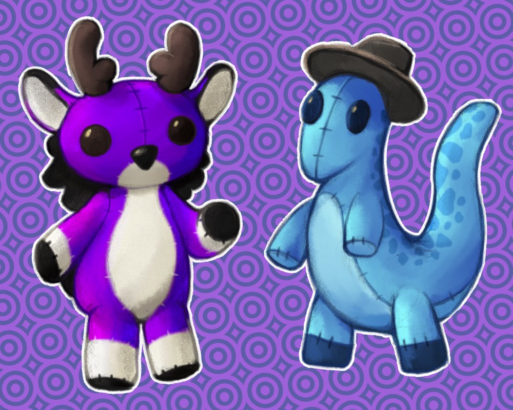 JamesOrthII's tweet photo. COMMISSIONS OPEN: Your character in a stuffed animal style. Can be Furry, Scalie, etc, anything.
Price: $100 = standing pose as depicted below. Payment made via Paypal. https://t.co/99yiO064S5