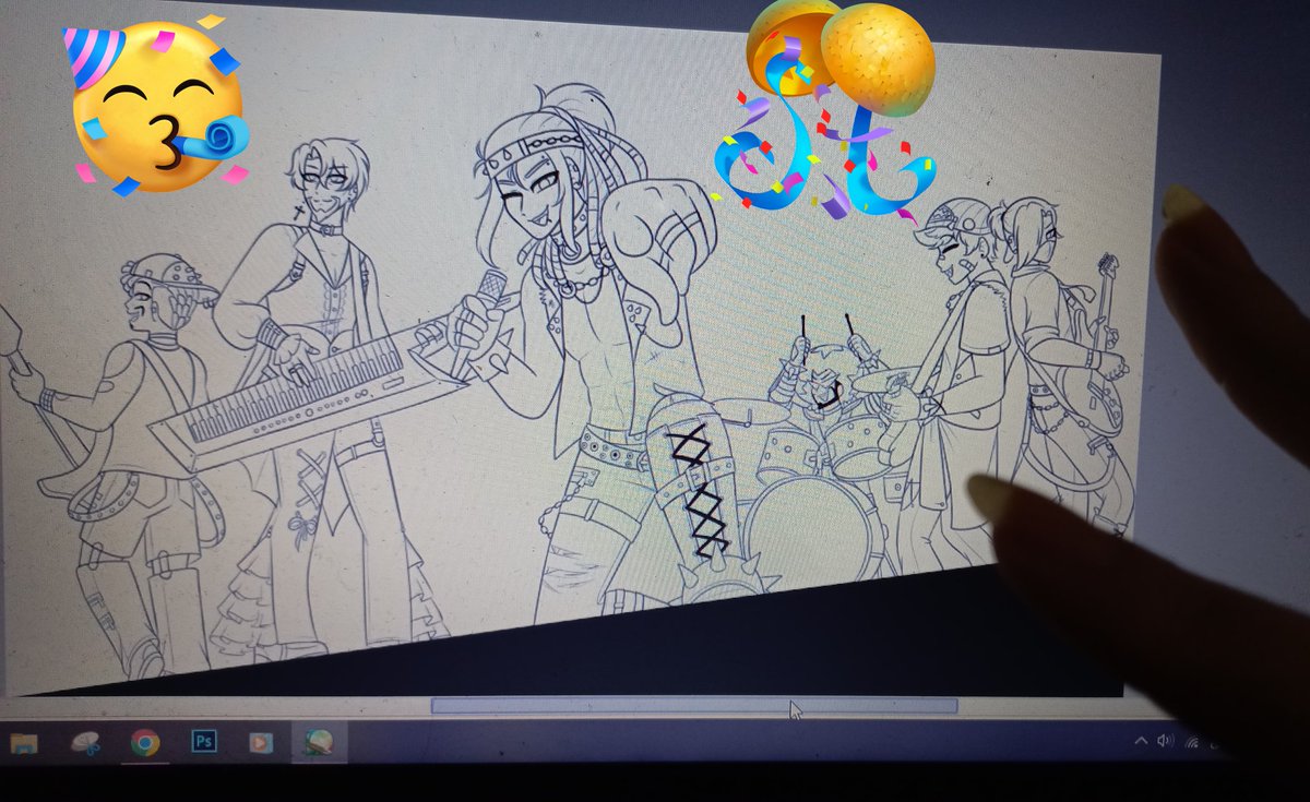 Erin_VB_Wings's tweet photo. Since the concert dream, I knew for sure that I wanted my art to be music themed, and I'm trying to finish it before tomorrow 😭
It's a big art, but regardless of posting on time or not... Happy 2nd anniversary, Foamstars! 

#FOAMSTARSFanatics #FOAMSTARS #フォームスターズ https://t.co/DqAl9JvkGF