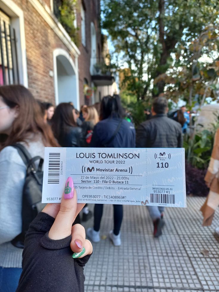 Es mayo, hace frío pero es soportable, tu artista favorito esta en la ciudad, estas esperando para entrar al recital, es la segunda fecha de louis tomlinson en argentina, la vida es buena, es 22 de mayo