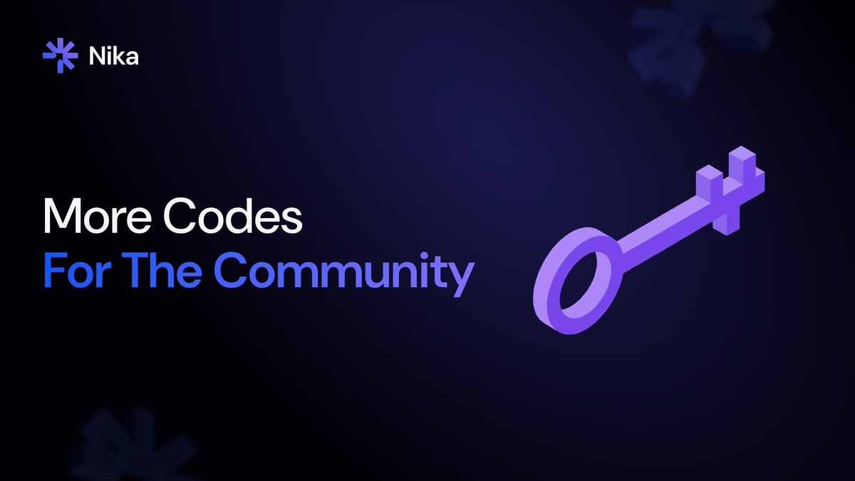 Early access continues to expand.

Nika is inviting more traders to step inside.

If you joined the waitlist, stay alert — access arrives without warning 👀