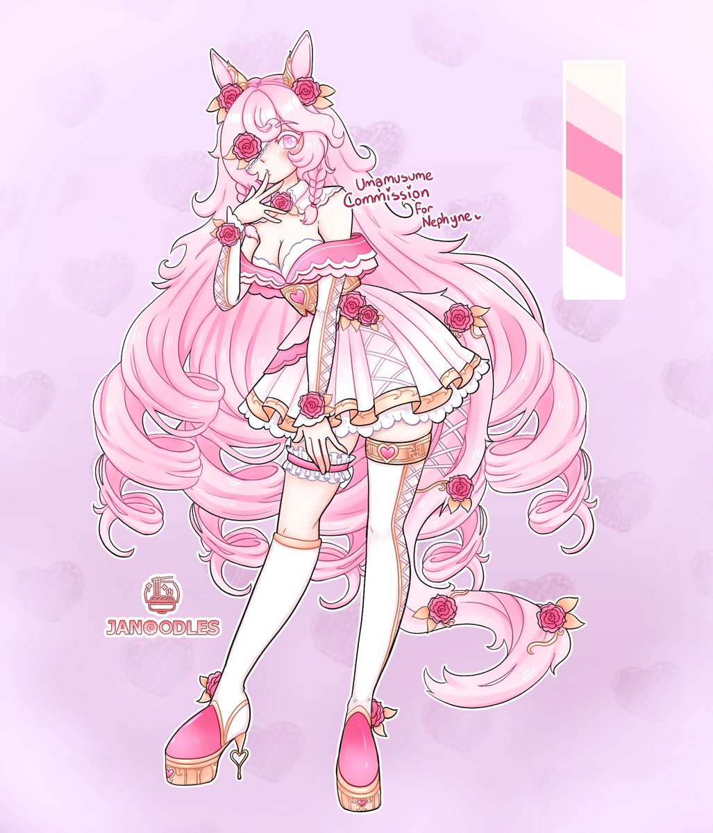 #umamusume design comm for <a href="/aWildNep/">Nephyne</a> 
(ty for letting me turn her into an uma gorl)