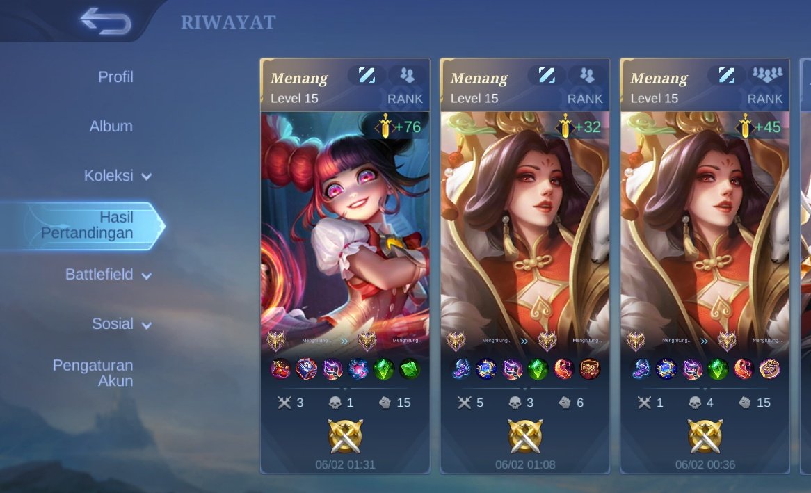 pegel banget main 3 match tanpa jeda😞☝️