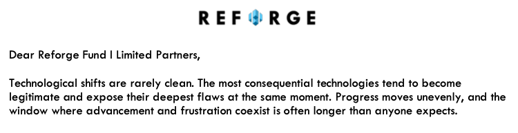 linfluence's tweet photo. "Crypto as we know it is over."

Finally.

A long overdue end to misallocated capital, narrative chasing, and products built for exit liquidity. 

What comes next will be our Renaissance.

@reforge_vc is actively deploying. DMs open https://t.co/WkxjZolhnV
