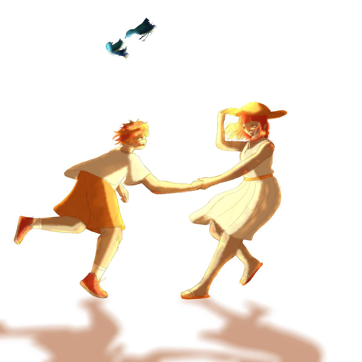 Studio_Droy's tweet image. ✨One Sun And Two Friends✨

A little illustration for the song "Les sunlights des tropiques", by Gilbert Montagné, and my friend's cover version @elisamusic._ in Instagram and TikTok (check out her account) !!!