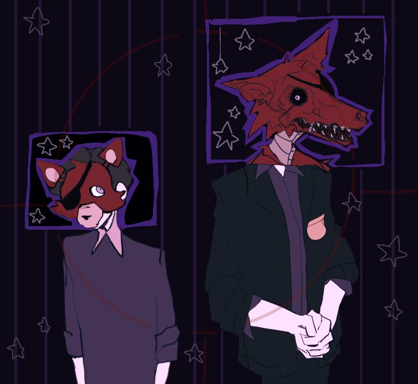 Two furry michael #fnaf #michaelafton