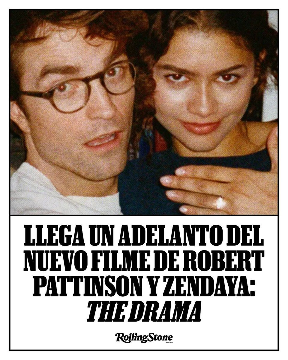 RollingStoneCol's tweet photo. Ya está el primer adelanto de ‘The Drama’, con Zendaya y Robert Pattinson como una pareja a días de su boda que se enfrenta a un secreto que podría cambiarlo todo 🎥🔥.
Descubre por qué esta historia es una de las más esperadas del año 👀
https://t.co/86uZfJjDwq
#RSEE https://t.co/OLNgEpTKkp