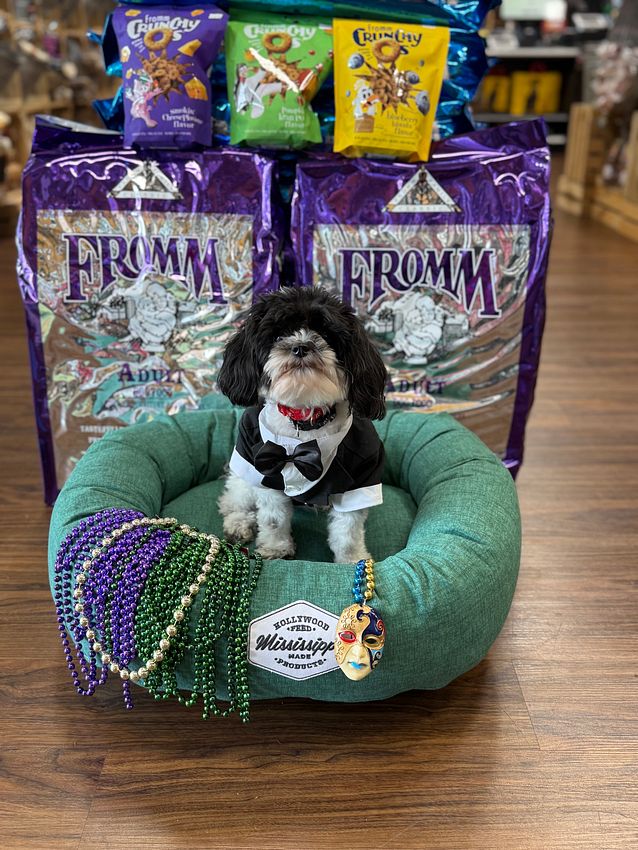 HWFeed's tweet image. Beads, bowties, and bark-tastic bites! 🎭 Skip the king cake and grab pet-safe Mardi Gras treats and apparel at Hollywood Feed. Let the good times roll!

Shop Now: bit.ly/3NY83Px

#hwfeed #MardiGrasPets #PetSafety #HealthyPets