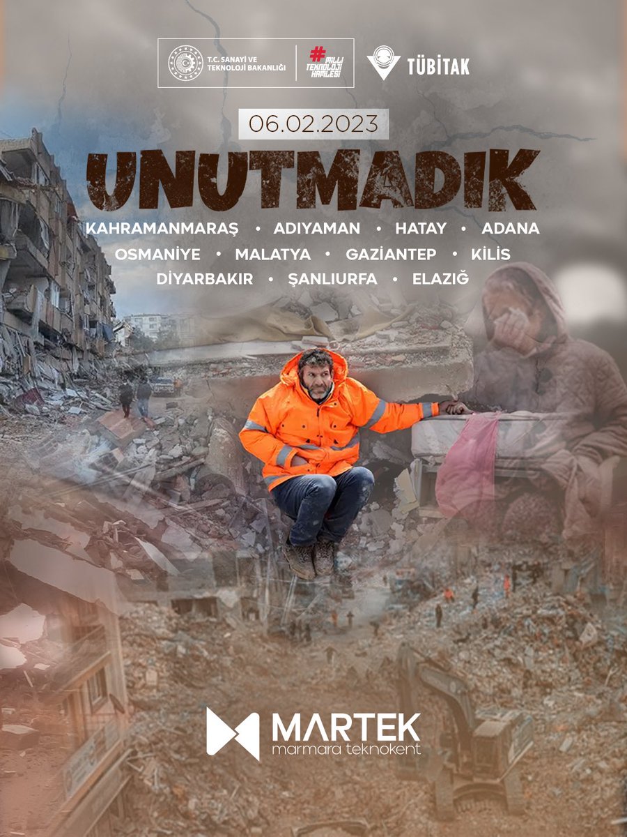 6 Şubat depremlerinin kalbimizde bıraktığı derin sızıyı ve kaybettiğimiz canları ilk günkü acıyla hatırlıyoruz. 

Bu büyük felakette yaşamını yitiren vatandaşlarımıza Allah’tan rahmet; kederli ailelerine ve aziz milletimize bir kez daha başsağlığı ve sabır diliyoruz.