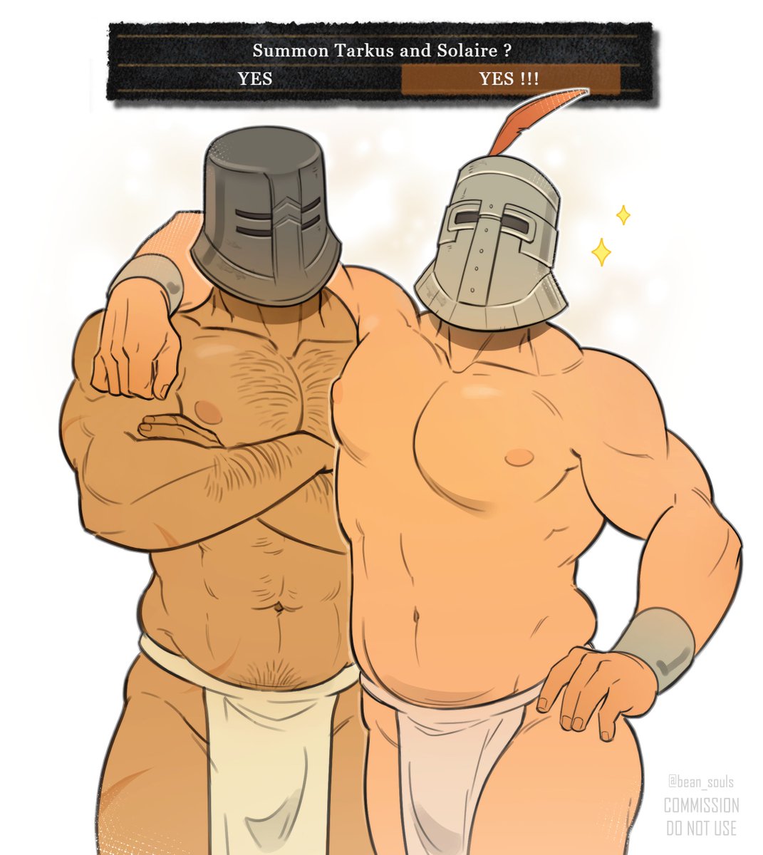 It's always fine to summon Tarkus and Solaire during difficult bossfights ! #DarkSouls