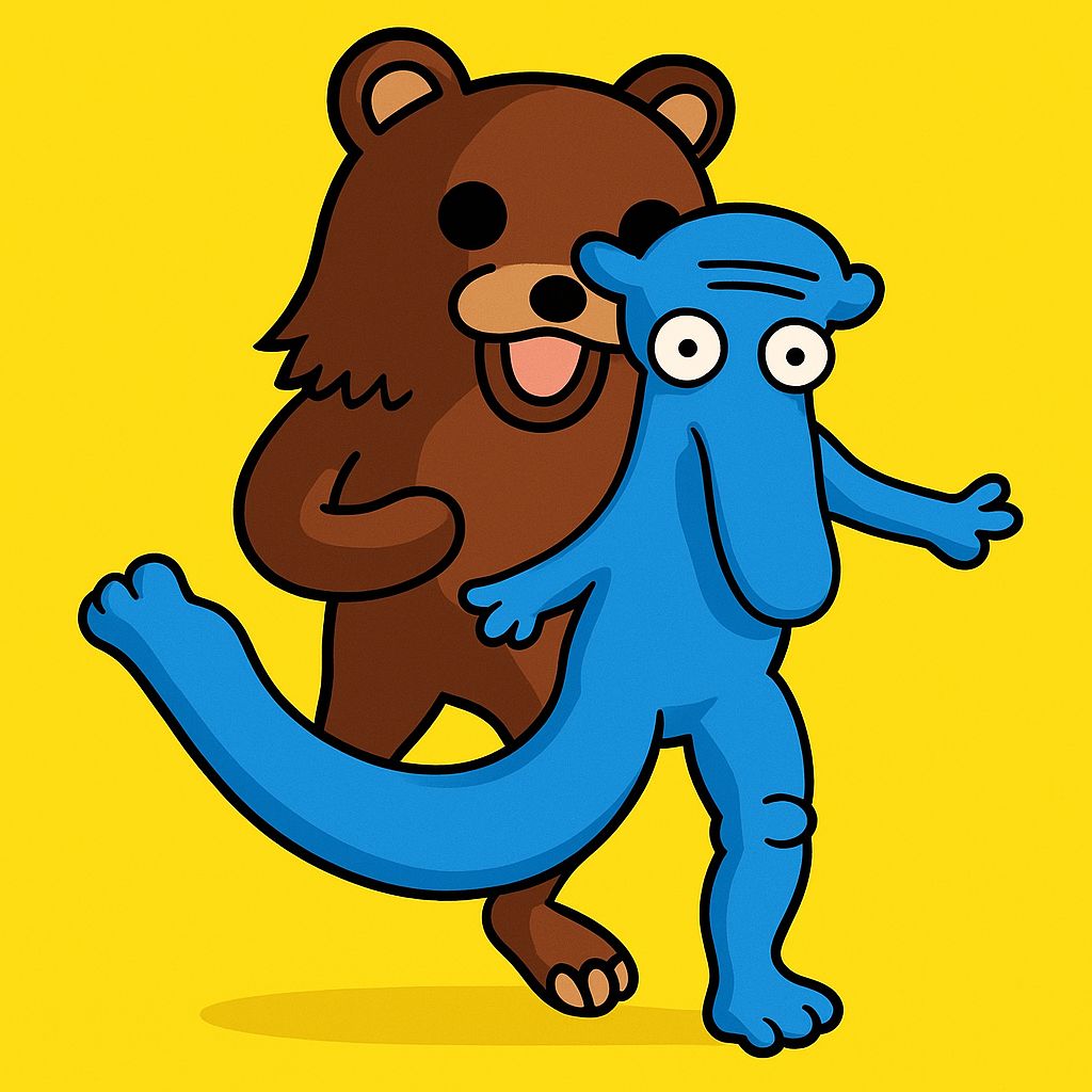 PedobearOG's tweet photo. @pattyice my friend in crime https://t.co/jPdGHboJCo