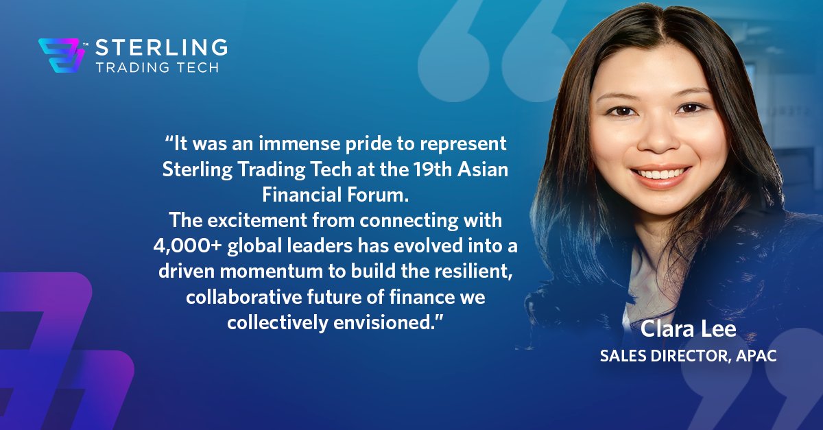 Sterling Trading Tech tweet media