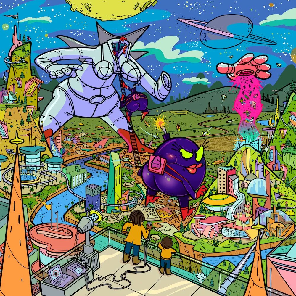 PigsAndPlans's tweet image. .@flyinglotus announces his upcoming new EP, 'BIG MAMA,' set to release March 6 via Brainfeeder. 

The release also marks his first project issued through the label he founded back in 2008.⁠