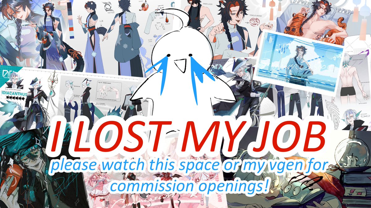 if you're looking to commission vtuber art, character sprites, key art, MV art, etc., I'll be updating my vgen slots soon!
