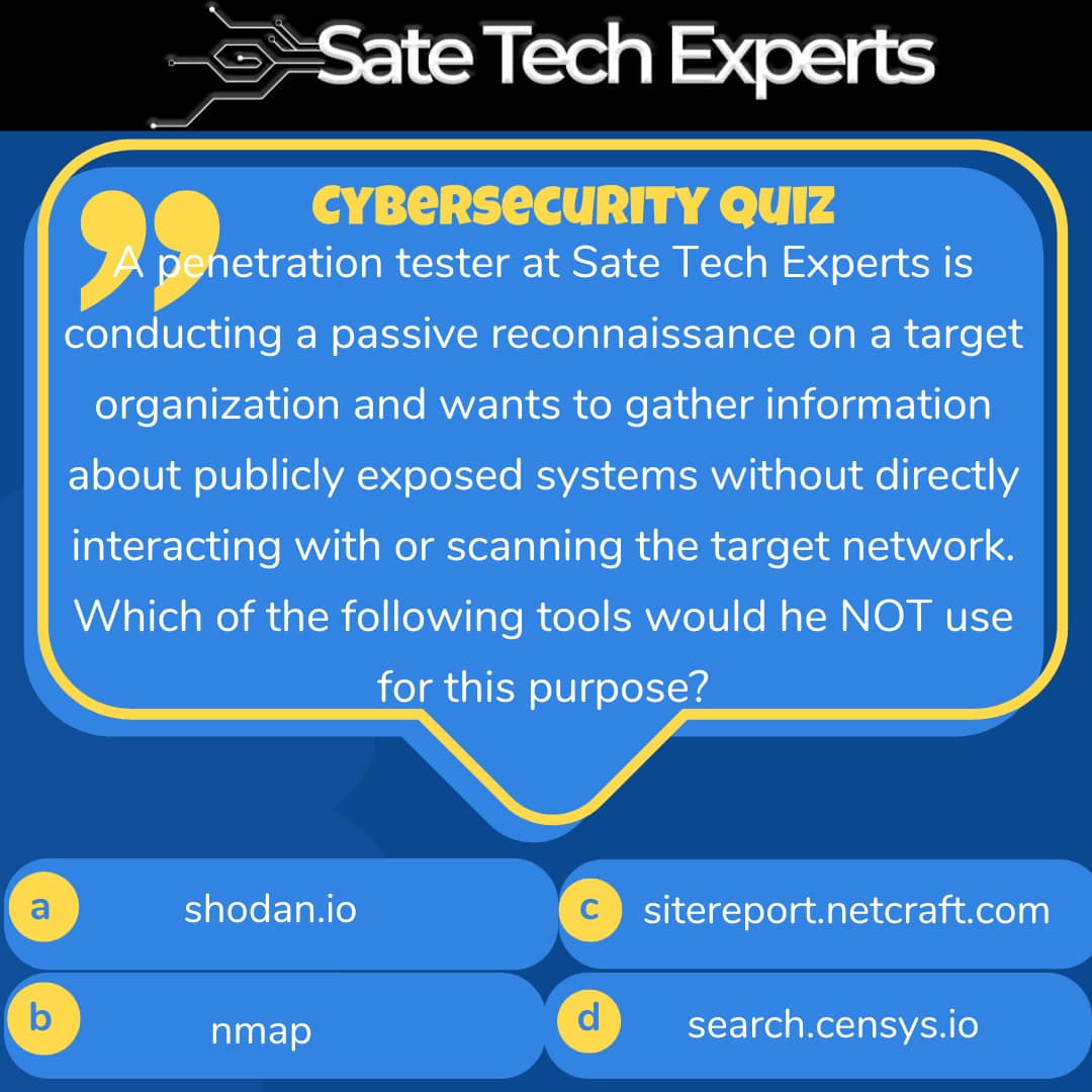 satetechexperts's tweet photo. Get in touch to begin your Ethical Hacking journey with us!
#trend #Technology #IT #Hacking #networksecurity #itcourse #ittraining #satetechexperts #TechCareers #TechNews https://t.co/yaHCJOYdM8