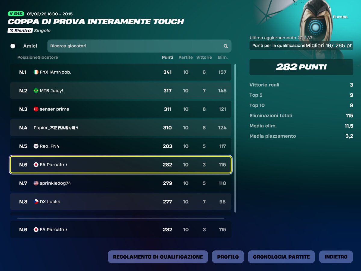 #6 🇪🇺 Europe +100$ Guaranteed stream finals