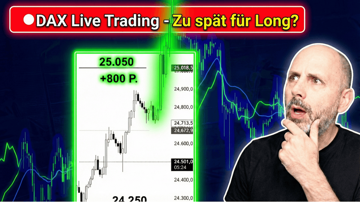 Warum du gegen ein One-Time-Framing Up immer mit Short verlierst. erkläre ich dir im Video und zudem siehst du auch noch einen DAX Live Trade von mir. Long oder Short? Was denkst du? 📺 Zum Live-Trade:  youtu.be/Ulntcg71urA