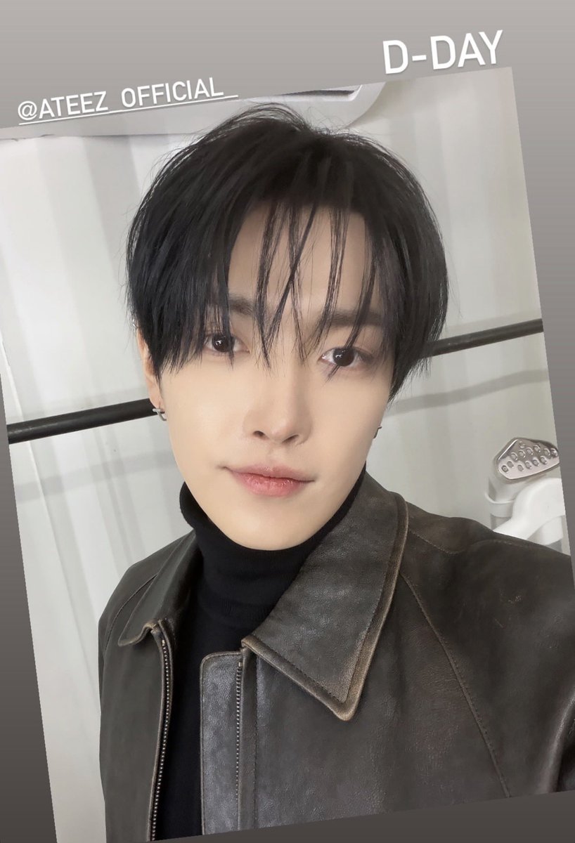 1107base's tweet image. [📷] Hongjoong posted an instagram story. Its 4am he really can’t sleep, it’s D-Day!

#HONGJOONG #홍중