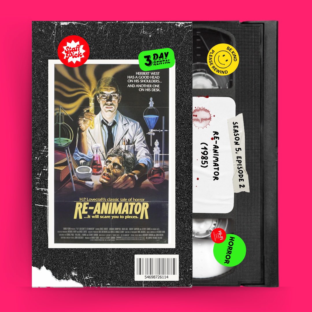 On this week’s episode Zoë and Logan are talking their heads off about RE-ANIMATOR (1985). Join them as they discuss everything from Dr. Hill’s toupee, to how Herbert West might be the ultimate horror diva. 🧪