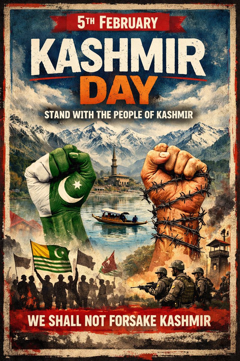 On Kashmir Day, the Pakistan Institute of China Studies and the Confucius Institute at the University of Sargodha stand in solidarity with the people of Jammu and Kashmir and reaffirm their support for peace, justice, and the right to self-determination.
#KashmirDay