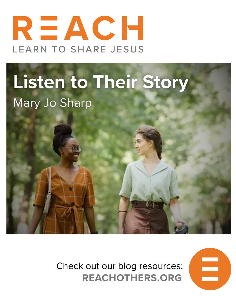 Listening is often the most underrated part of faith conversations, so I wrote a new piece for the REACH blog on why 'listen first' isn’t optional, it’s foundational: "Listen to Their Story."

 reachothers.org/listen-in-evan…

#Apologetics #FaithConversations #Listening