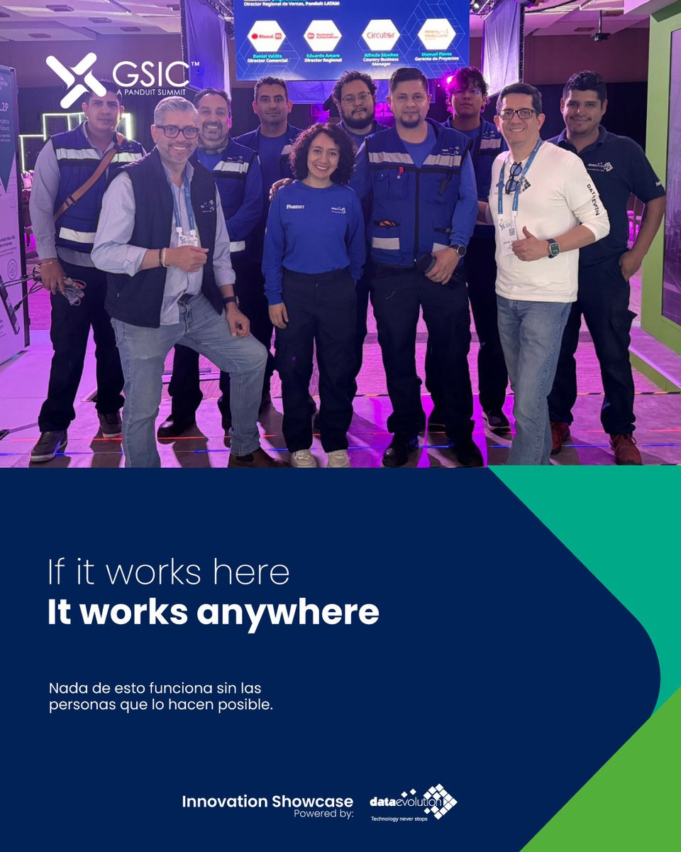 evolution_data's tweet photo. Nada de esto funciona sin las personas que lo hacen posible.

Trabajo en equipo detrás del Innovation Showcase en #GSIC2026 - @PanduitLATAM Summit. 

No te pierdas nuestra cobertura en nuestro canal de Youtube https://t.co/eGCTl5xyVa 

#TechnologyNeverStops🚀 https://t.co/iytE9KpQb4