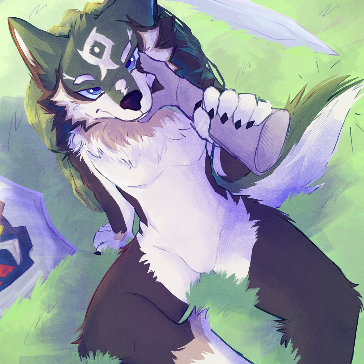 Pet the hero! (not so much-)
#Zelda