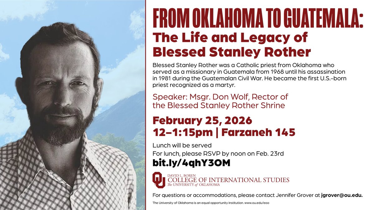 OU College of International Studies tweet media