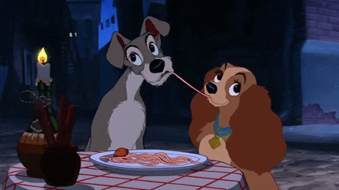 nutzmcghee's tweet photo. @LuvEvelynClaire The classic "Lady and the Tramp" https://t.co/C2Jo0RcM56