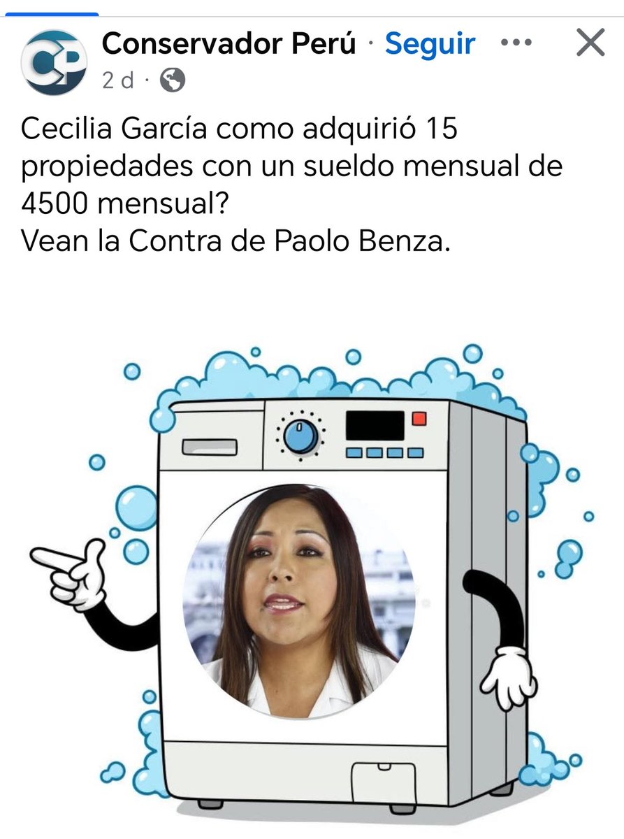 ASÍ QUE LA BOCA SUCIA CECILIA GARCÍA,LA QUÉ TODOS LOS DÍAS CRITICA A LOS CONGRESISTAS  A JERÍ Y SE CREE LA RESERVA MORAL TIENE 15 PROPIEDADES Y CON UN SUELDO DE 4500 SOLES, COMO LO HA HECHO OTRA CORRUPTA QUE LA FISCALÍA DEBE INVESTIGAR ANTES QUE ENTRE AL SENADO Y TENGA INMUNIDAD