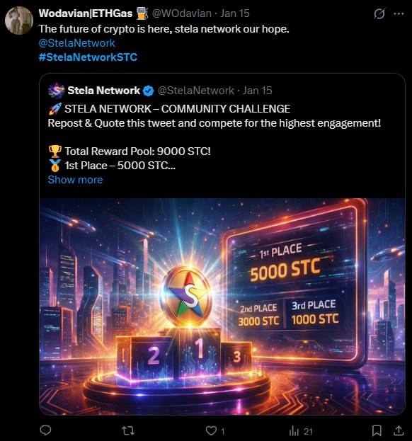 Stela Network tweet media