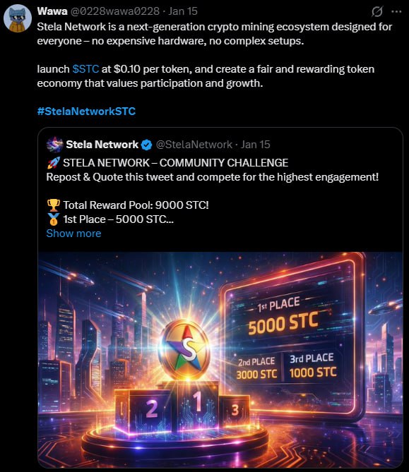 Stela Network tweet media