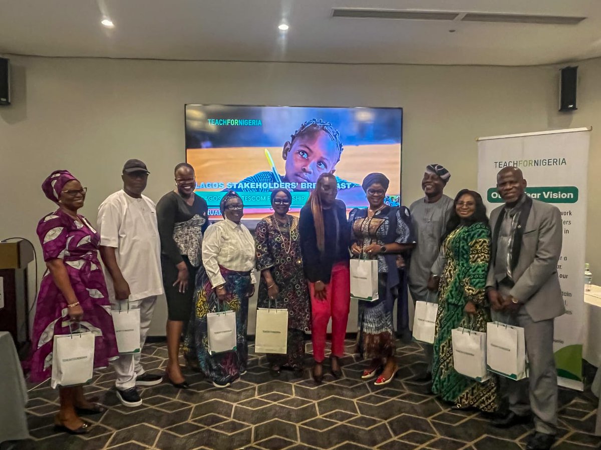 Tescom_Lagos's tweet photo. TESCOM held a Stakeholder Breakfast Meeting with Teach For Nigeria on Wednesday February 4, 2026 at Radisson Blu Hotel, Ikeja.
Matters of mutual benefits were discussed at the meeting. https://t.co/kBK8ZdNcJv
