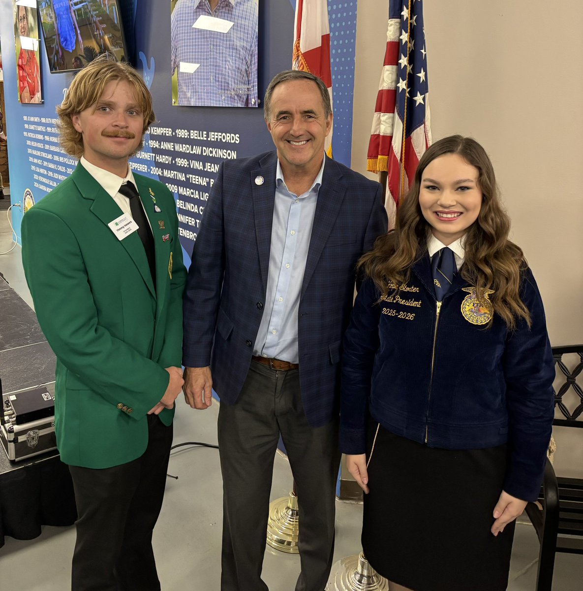 brucearector's tweet photo. Great kickoff breakfast early ￼this morning for the Opening Day of the 2026 Florida State Fair and conversations with Florida’s awesome young agriculture leaders like @FloridaFFA President Hope Storter and @Florida4H President Timmy Hawes. #FreshFromFlorida #OurYouthOurFuture https://t.co/HzyUiP6Gbo