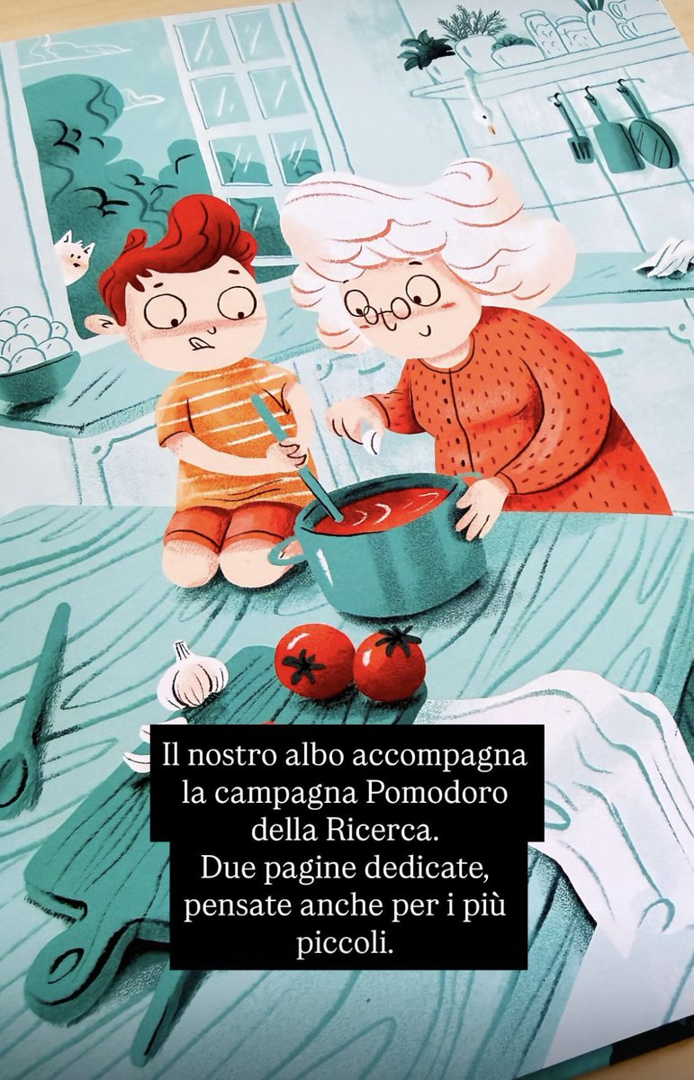 Viaggio intorno al pomodoro scritto da Sarah Pellizzari Rabolini, per ogni copia venduta 0,50 centesimi saranno devoluti a <a href="/Fondaz_Veronesi/">Fondazione Veronesi</a>