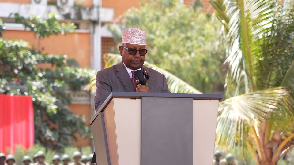 SMSSomaliTV1's tweet image. The F16 jets belong to our #Turkish brothers who support us; my speech was cut off by the #microphone,” said Ahmed Ma'alin Fiqi.