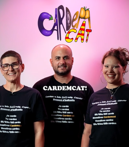 penguinllibres's tweet photo. NOVETAT (5 de 5)

CARDEM EN CATALÀ, de Laura Boj, Xènia Hernández i Roger Mira.

Un llibre que recull mots i terminologia sexuals per parlar de sexe sense tabús.
https://t.co/I9anSeSN2x https://t.co/r27nTmOgjX