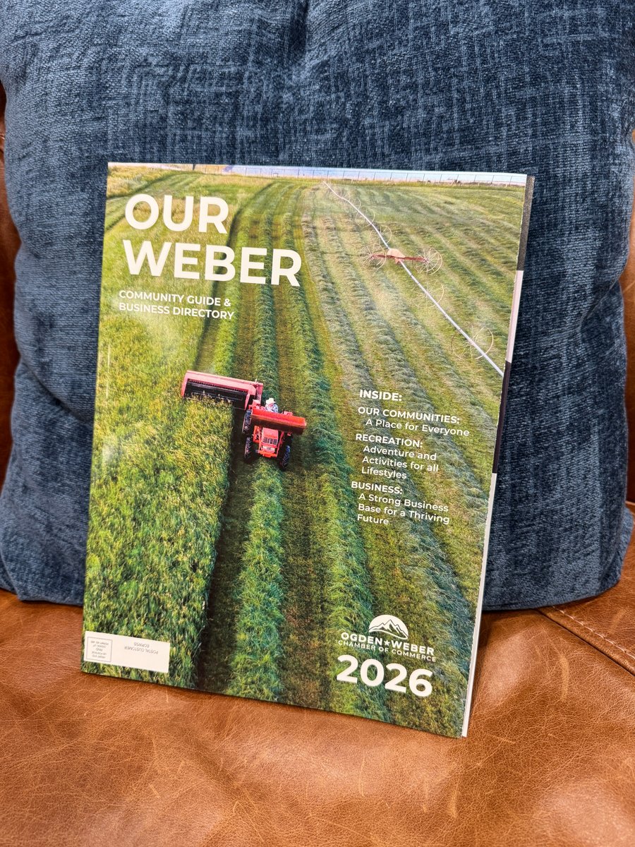 The 2026 Our Weber Community guide is now out! Watch for a magazine in your mailbox or pick one up at the Chamber office. Digital copies available on our website. Special community discounts and business directory included!