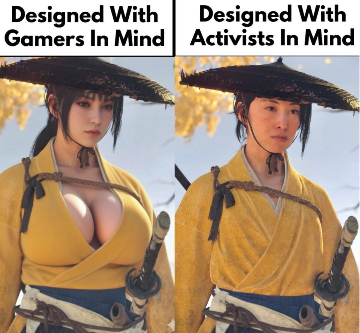 rightcalmit's tweet image. Overwatch fans are so desperate for interesting character designs they’re doing this in reverse