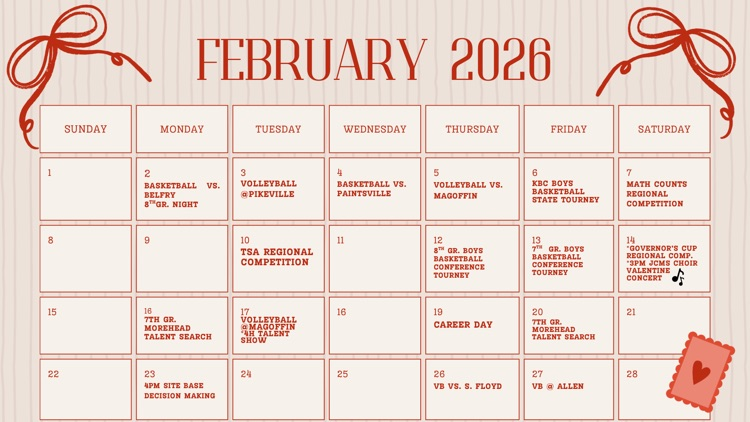❣️February Calendar❣️