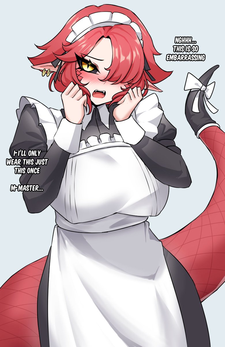 snek in maid outfit~