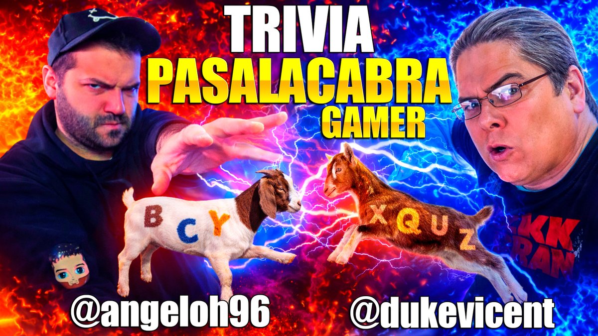 🎞️ Nuevo Video en el Canal

🐐 Trivia de Videojuegos? TE LO TENGO!
Y con Feat. de mi gran amigo Creador de Contenido Gamer <a href="/AngeloH96/">AngeloH96</a> 

‼️ Es un Video Doble así que puedes checar el de cada quien en ambos canales.

🔥 NO TE PUEDES PERDER AMBOS VIDEOS!

⬇️
youtu.be/Boc0rE3vf20