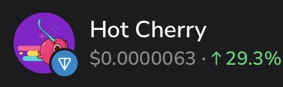 In a sea of red $CHERRY <a href="/HotCherryTG/">Hot Cherry</a>